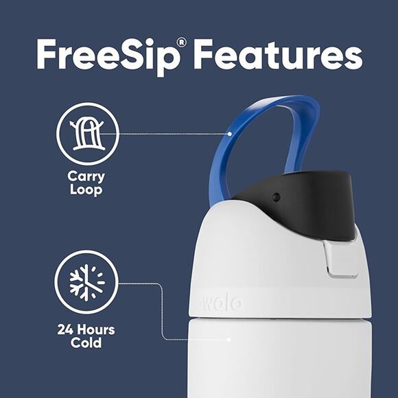 Owala Star Wars FreeSip Insulated Stainless Steel Water Bottle with Straw, 24oz - Picture 7 of 10